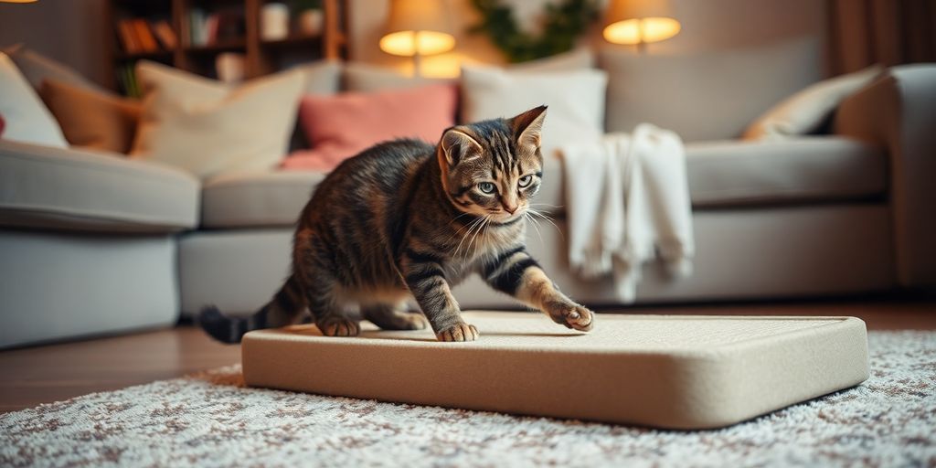 Kratzmatte für Katzen: clevere Alternative zum Kratzbaum